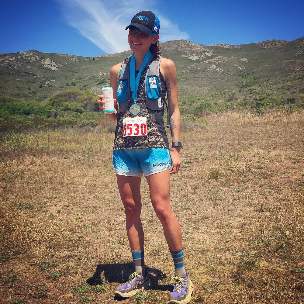 VFuel Athlete Larisa Dannis - new course record at the Golden Gate 50k in California!
